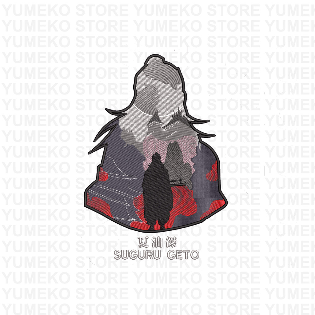 Kaos Bordir Anime - Suguru Geto | Jujutsu Kaisen