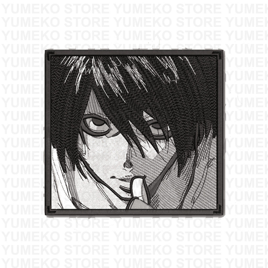 Kaos Bordir Anime - L Death Note | Death Note