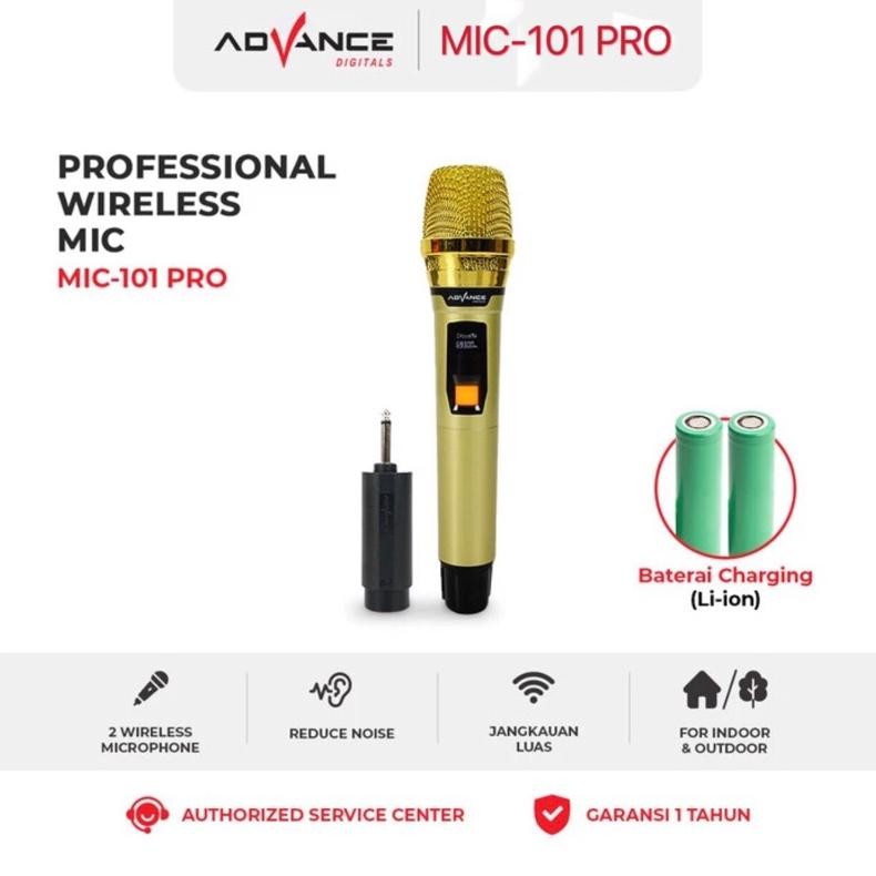 Microfon Wireless Profesional Mic Wireless Advance - Mic 101 Pro