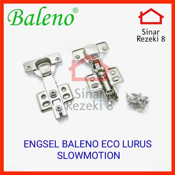 Laci - Engsel Sendok Baleno Eco Slow Motion Lurus / Setengah / Full Bengkok