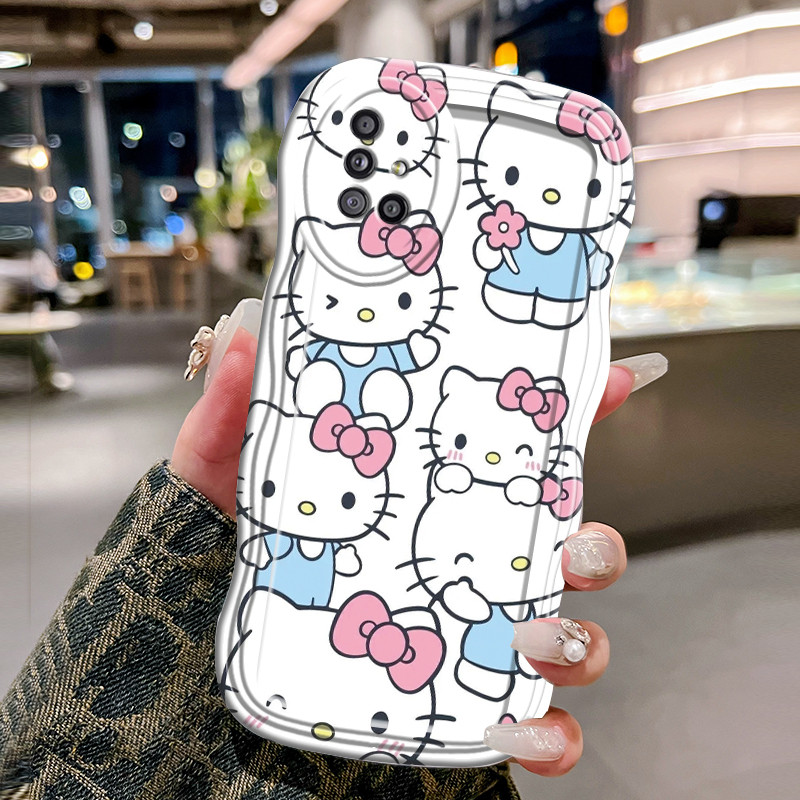 Casing Hp Untuk Samsung Galaxy A51 M40s Case Casing Softcase sarung HP Kesing transparan gelombang p