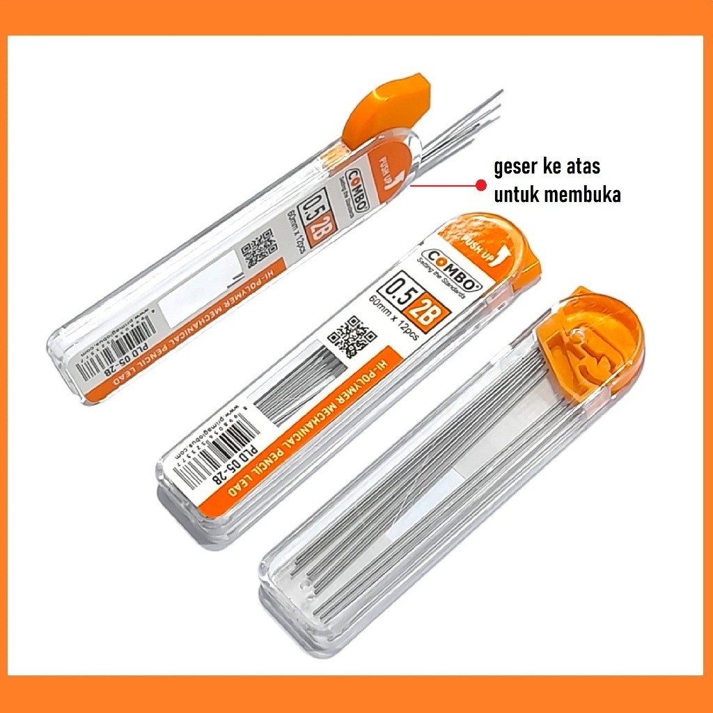 

Isi Pensil Mekanik Refill Pensil Mekanik 0.5 (2B) Mechanical Pencil Lead Anak Pensil Berkualitas