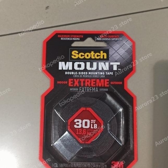 

TERMURAH - 3m scotch double tape extremely strong mounting 13,5 kg bagus kuat