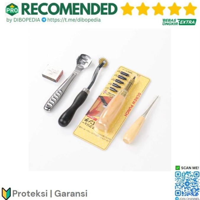 

Peralatan Seni Diy Kulit 18In1 Leather Craft Stitching Tool Set Wa134 Proses Cepat