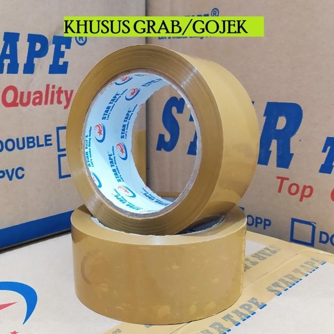 

TERBARU - lakban bening uk. 45mm x 100 yard ( 2 inch )