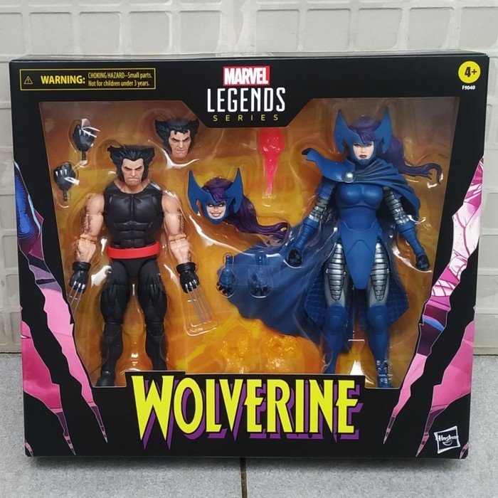 HASBRO MARVEL LEGENDS 2-PACK WOLVERINE NINJA & PSYLOCKE LADY MANDARIN