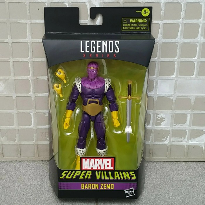 HASBRO MARVEL LEGENDS CLASSIC COMIC BARON ZEMO HELMUT SUPER VILLAINS