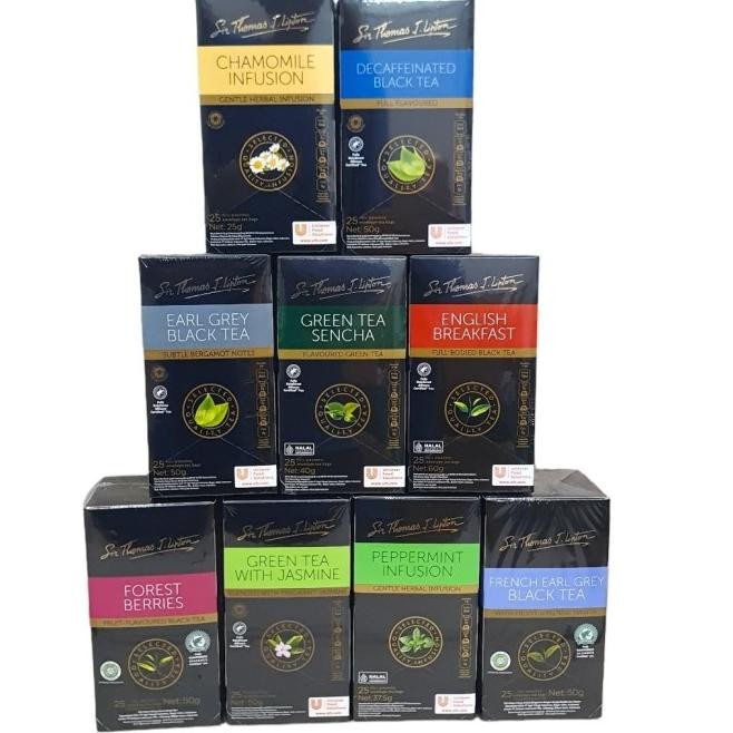 

Teh Celup Chamole Earl Grey Peppernt Bla Green Jasne Forest Berries Lipton Tea (Pa)