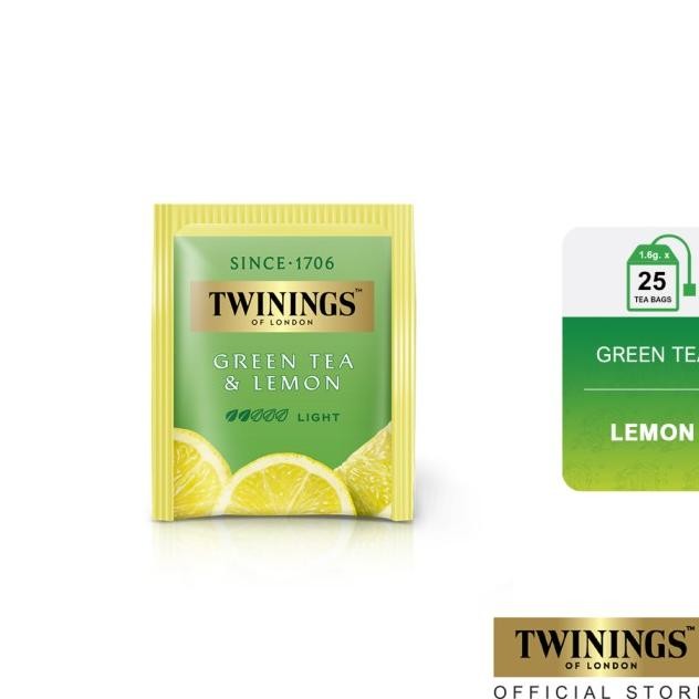 

Twinings Teh Hijau Celup Rasa Green Tea Lemon 25X1.6Gr