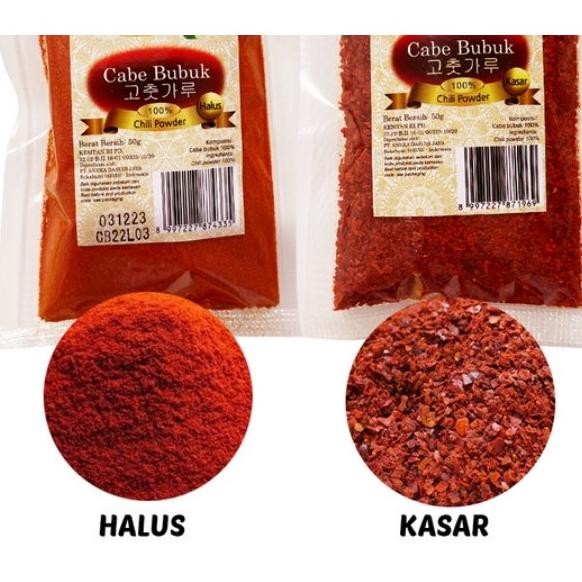 

Gochugaru Halal Bubuk Cabe Korea Halus Dasuib 1Kg