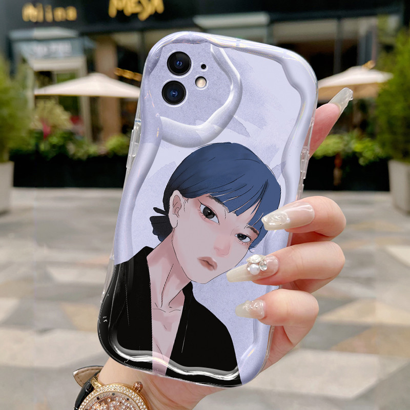 Casing Hp Untuk iPhone 11 Pro Max 12 Pro Max Case Casing HP Kesing karakter komik Korea Softcase tre