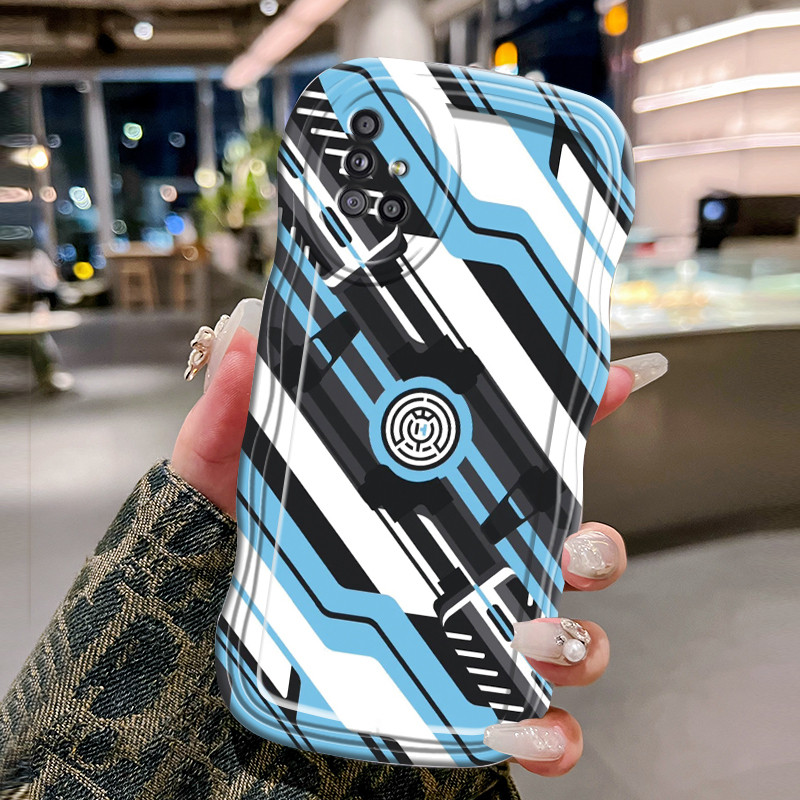 Casing Hp Untuk Samsung Galaxy A51 M40s Case Casing Softcase sarung HP Kesing garis gelombang transp