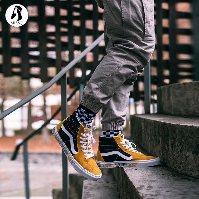 

Cod Vans Sepatu Pria dan Wanita High Top Berikat LOGO Huruf Kontras Warna-warni Sepatu Papan Kasual VN0A4BV6SXY |9C531DED|