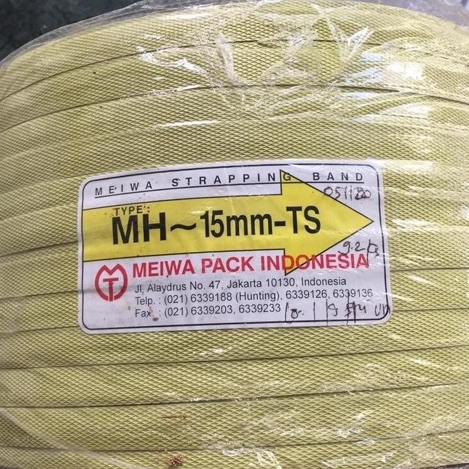 

Strapping Band 15Mm Tali Packing Tali Klam Warna Kuning 10Kg Meiwa