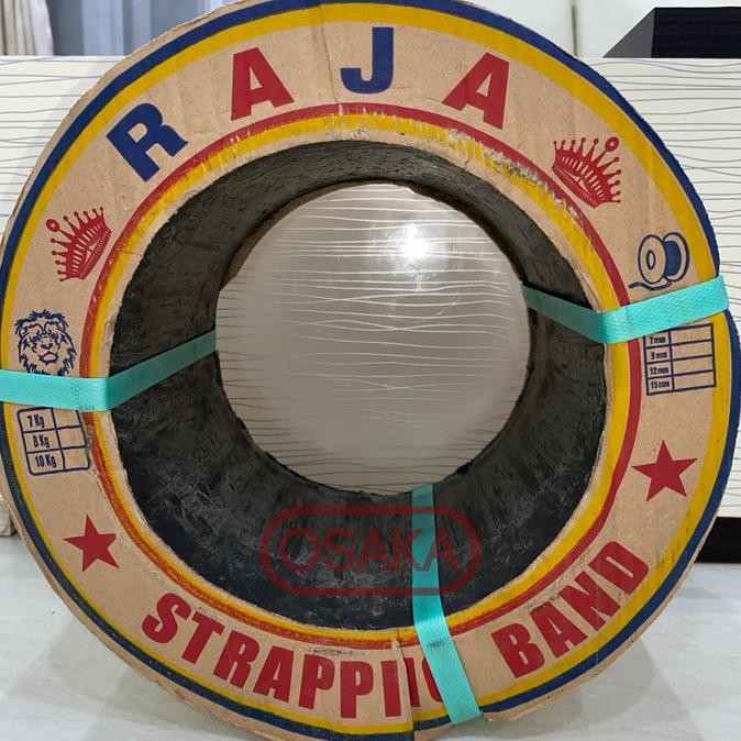 

Plastic Strapping Band Packing Tali Klam Raja Kuning 15mm 7kg