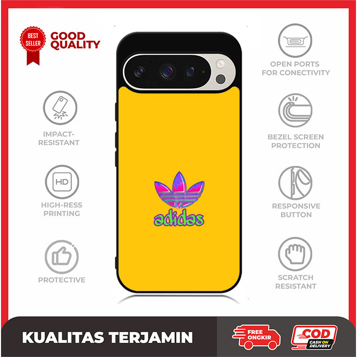 Case Casing Google Pixel 9 8A 8 7A 7 6 6A 5 5A 4 4A 3 3A 2 Pro XL 4G 5G Adidas AE3618 Hardcase Custo
