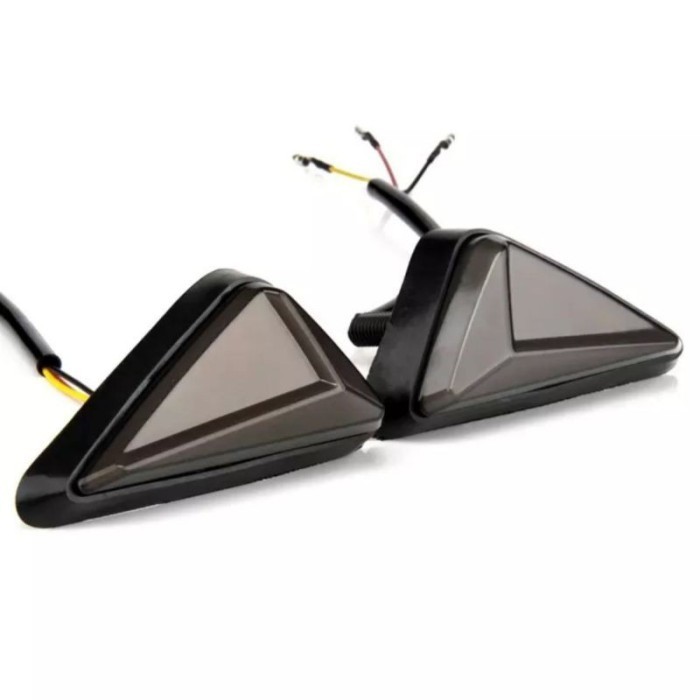LAMPU SEIN SEN LED TEMPEL NEON MOTOR FAIRING SEGITIGA R15 CBR 150R GSX