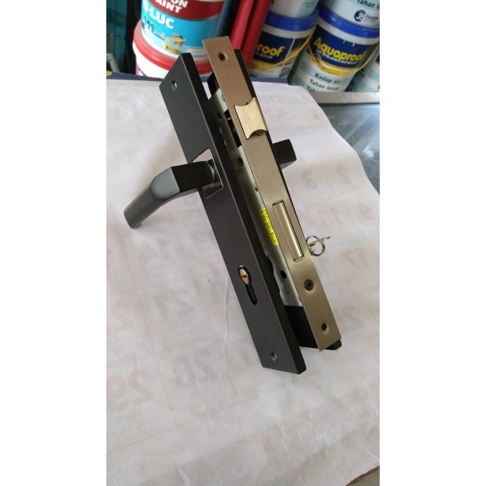 anyar ya@1 Set Kunci Pintu Besar Hoover Hitam/gagang pintu Handle HOOVER