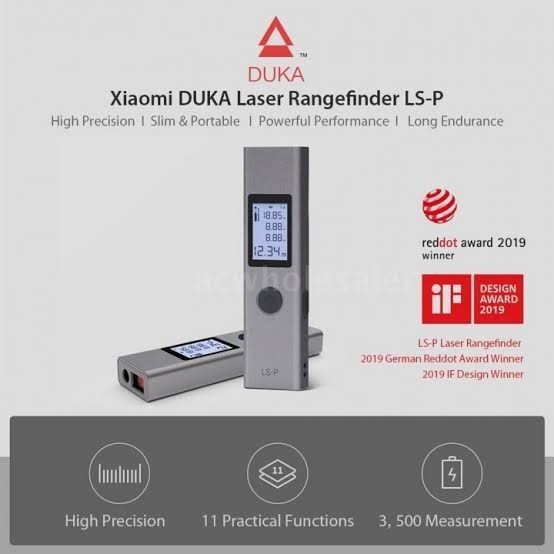 

newgan!! Xiaomi DUKA LS-P Laser Distance - Meteran Laser Pengukur Jarak 40M