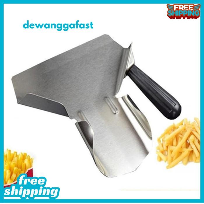 

FRENCH FRIES SCOOP SEKOP SENDOK KENTANG GORENG STAINLESS STEEL KUALITAS TERBAIK
