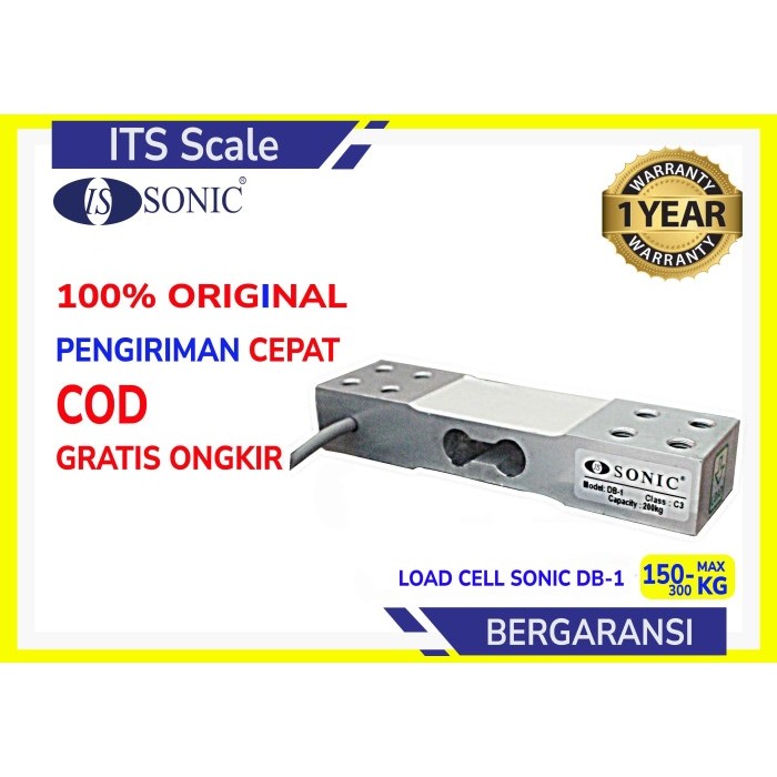 

newgan!! Load Cell Timbangan Merek Sonic DB-1 / Load Cell All Kapasitas