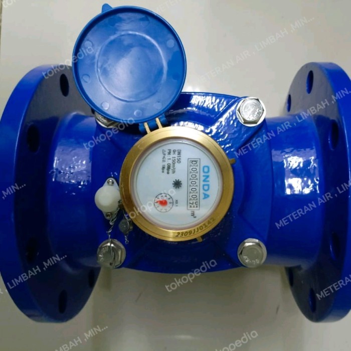 

newgan!! Water Meter ONDA 6 Inch DN 150 mm / Meteran Air Onda 6 inch