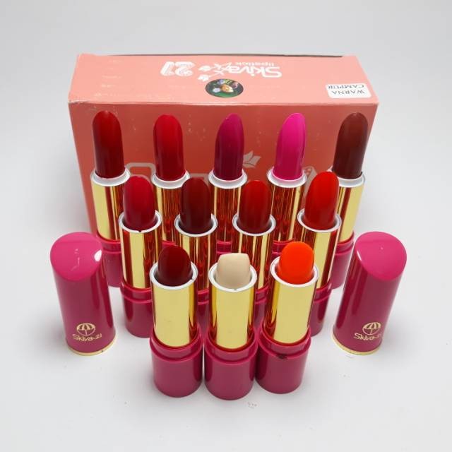 

LIPSTIK SKIVA ALL COLOUR BPOM LUSINAN