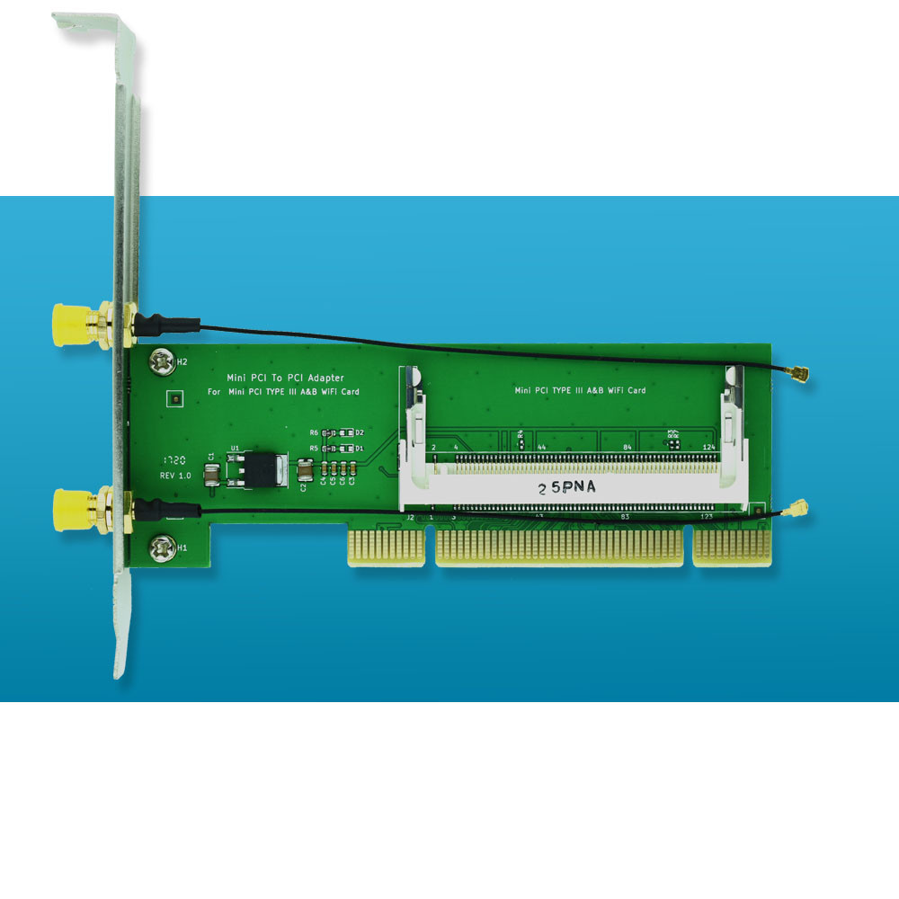 New Mini Pci To Pci Adapter For Mini Pci Wifi Card Desktop Pci