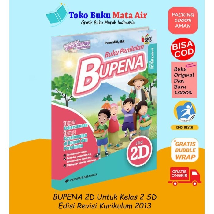 

BUPENA ( BUKU PENILAIAN ) JILID 2D UNTUK SD/MI KELAS II ( K13N )