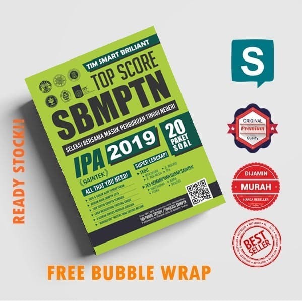 

TOP SCORE SBMPTN IPA (SAINTEK) 2019 - PENERBIT BRILIANT