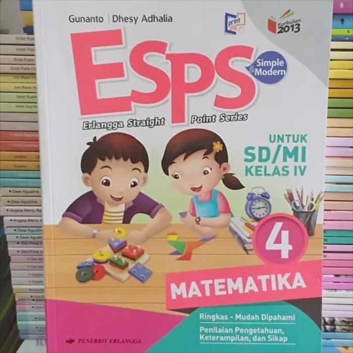 

PROMO Buku SD ESPS Matematika Kelas 4 Revisi Erlangga