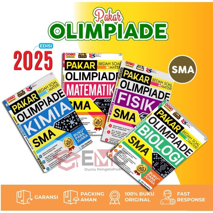 

BUKU SMA KSN - OSN 2024 PAKAR BEDAH SOAL MATERI OLIMPIADE SMA 2024