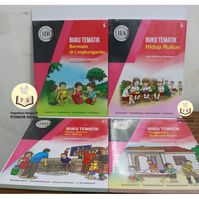 

DISKON PAKET BUKU TEMATIK KELAS 2 II SEMESTER 1 JILID a b c d KANISIUS