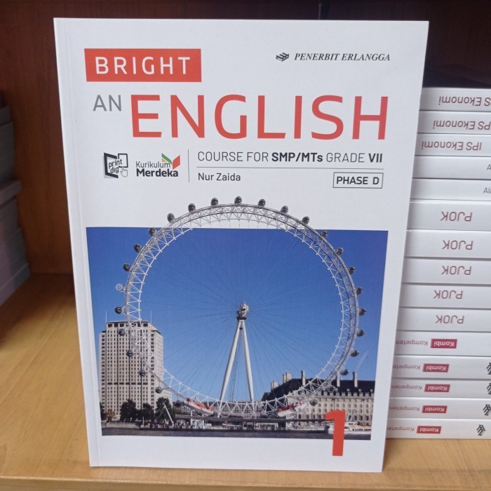 

Buku SMP Bright An English Course Kelas 7 Kurikulum Merdeka Erlangga