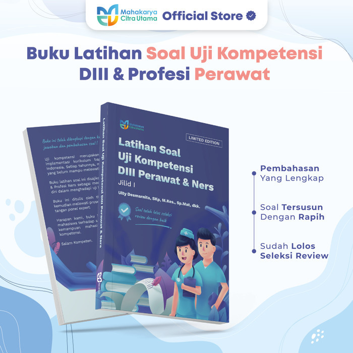 

Buku Latihan Soal Uji Kompetensi DIII Perawat & Ners Original