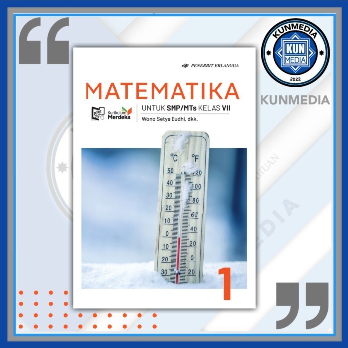 

BUKU MATEMATIKA SMP/MTS KELAS 7 VII KURIKULUM MERDEKA ERLANGGA