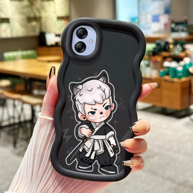 Casing Hp Untuk Samsung A04E Case HP manusia serigala dengan pisau casing Softcase ponsel silikon Ke