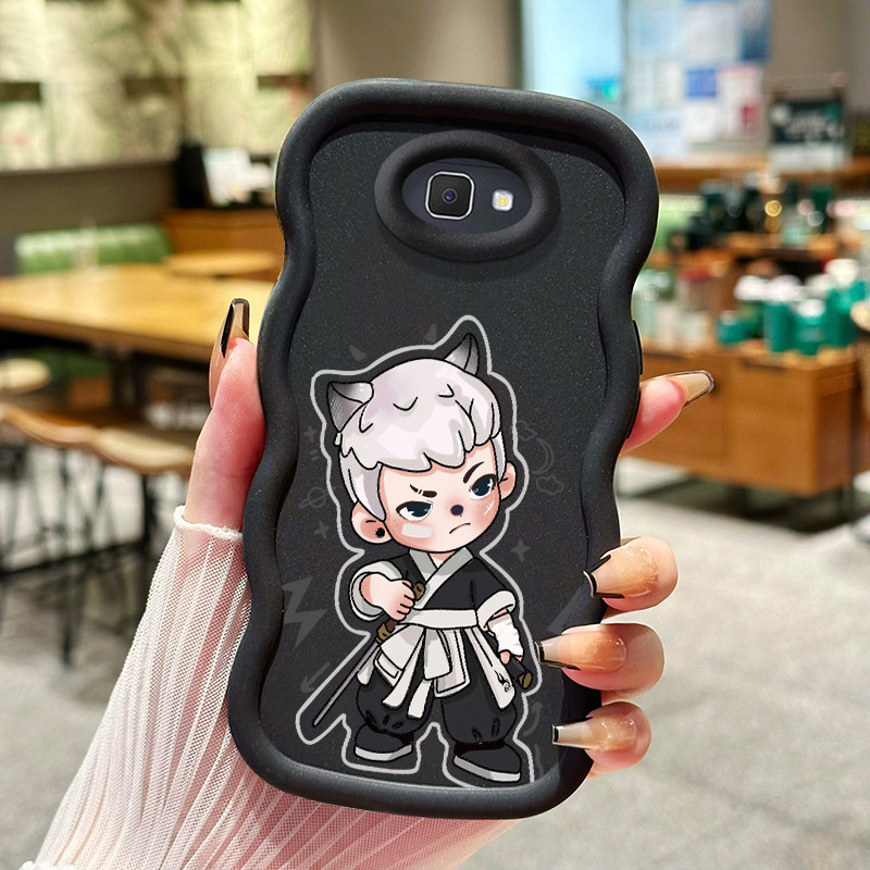 Casing Hp Untuk Samsung J7 Prime Case HP manusia serigala dengan pisau casing Softcase ponsel siliko