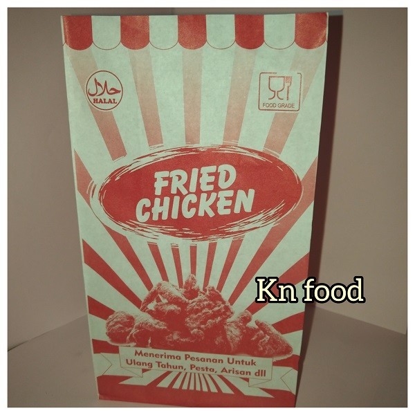 

Kantong Fried Chicken Kantong Paper Bag Ayam Goreng Chicken 1000 Pcs New