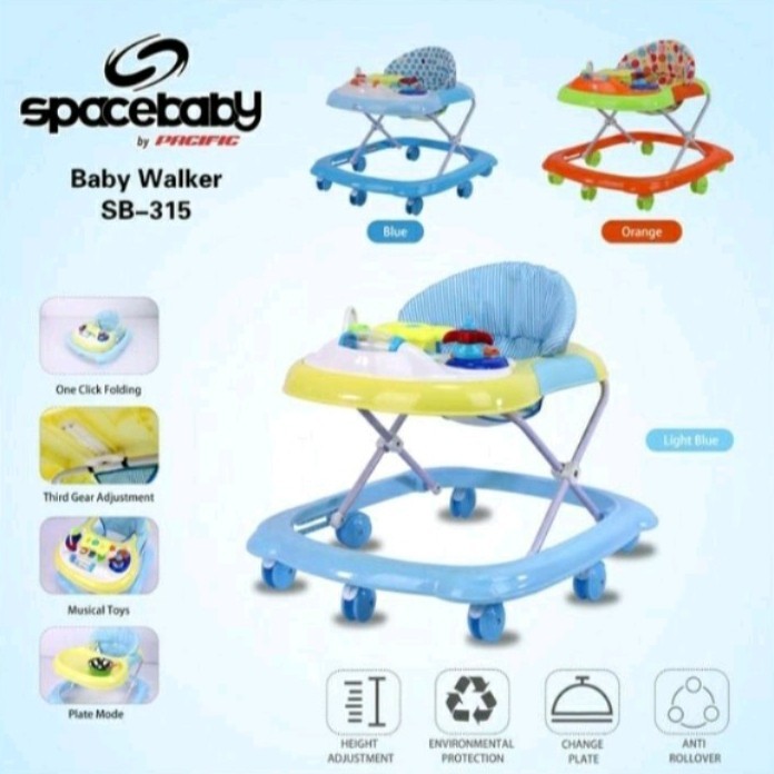 Space Baby Sb 315 Baby Walker Terbaik