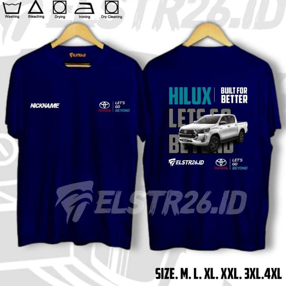 Promo T-Shirt Distro Mobil Hilux Kaos Mobil Club Indonesia Keren Toyota Daihatsu Mitshubishi Kaos Di