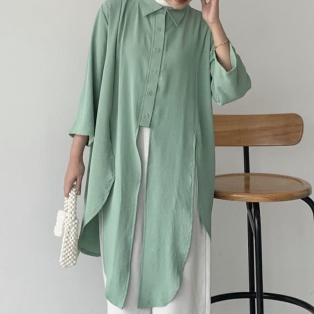 Hits Bsju Thunic Tunikk Panjang Tunik Model Korean Style Tinik Tonik Murah Kekinian Tnik Murah Viral