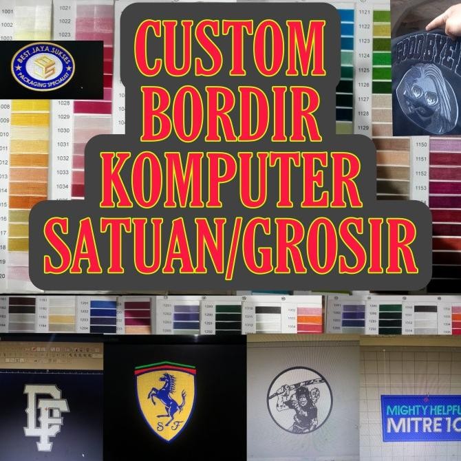 

hanya disini] PATCH BORDIER CUSTOM SATUAN/EMBLEM/LOGO/BORDIER LANGSUNG KE BAHAN