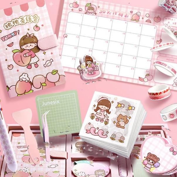 

Cute Diary Set Djournal Book Buku Jurnal Anak Dengan Diy Stier