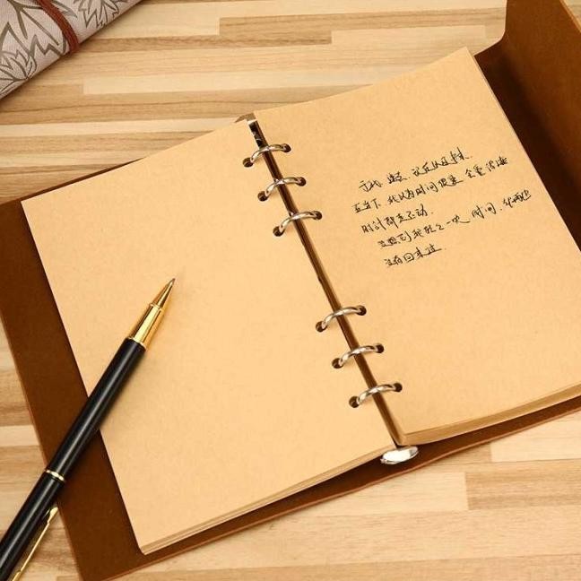 

Buku Catatan Harian Jurnal Sketchbook Notebook Cover Kulit 160 Pages