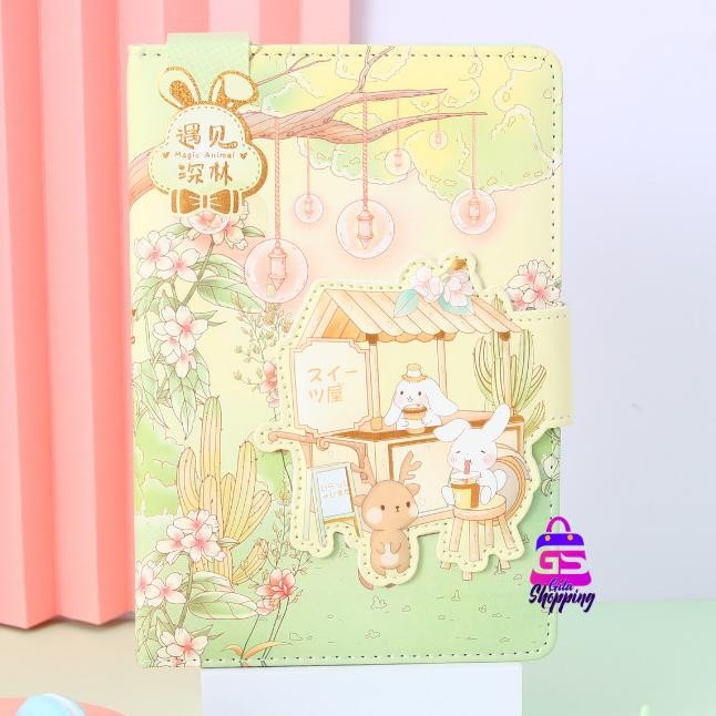 

Magnetic Notebook Magic Animal / Diary Jurnal Agenda Buku Tulis - 6262
