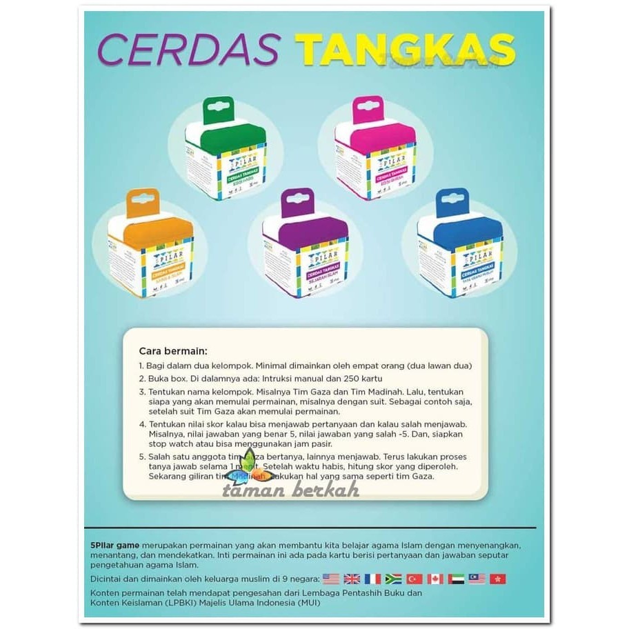 MAINAN EDUKASI   5 PILAR CERDAS TANGKAS SEJARAH ISLAM