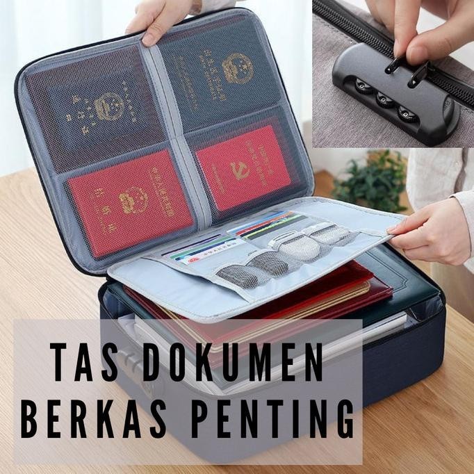 

TERBARU! Tas Dokumen Koper Tempat Penyimpanan Sertifikat Berkas Storage Bag