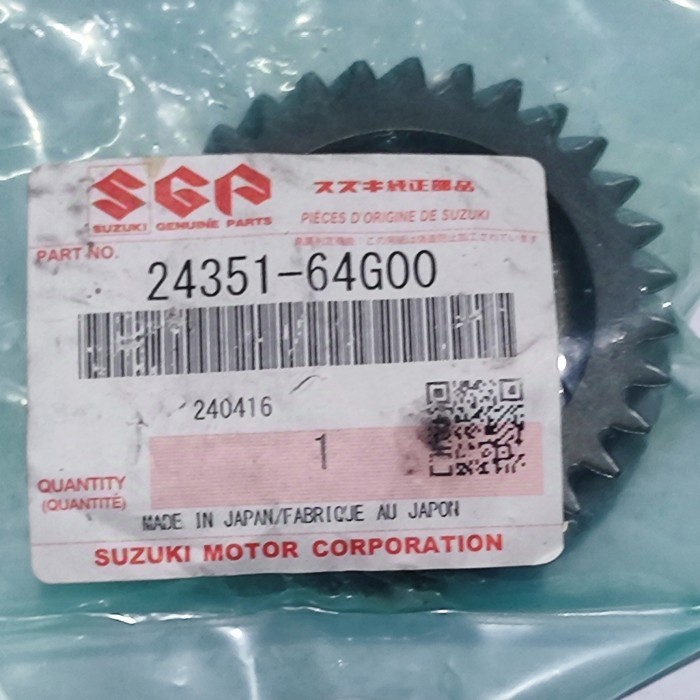 Gigi 5 countershaft baleno 1.5 tahun 2000-2002 asli SGP