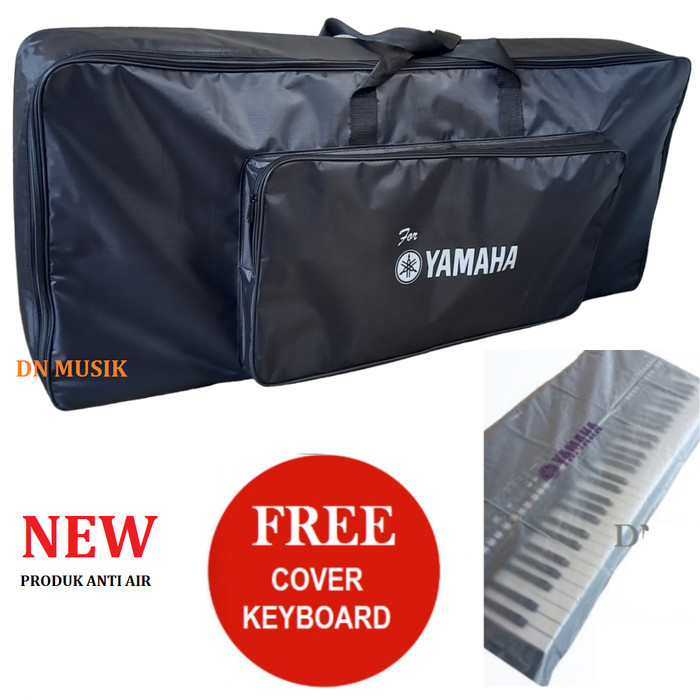 adaya Tas Keyboard Yamaha PSR E 473,PSR E463, PSR E453,Bonus Cover Trasparan